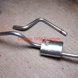 Estate Rear Silencer Section – Stainless Steel