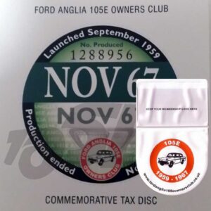 Commemorative Tax Disc & Holder