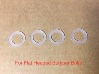 Plastic Protector Washer for Flat Headed Bumper Bolt (Pack of 4)