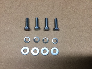 Rear Bumper Bracket To Chassis (Bolt, Flat and Spring Washers) – 4 pack