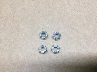 Rear Shackle Nyloc Nuts  – 4 pack
