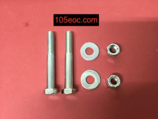 Steering Idle Bracket to Chassis (Bolt, Nyloc Nut and Washer) – 2 pack