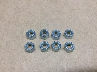 Differential Carrier Nyloc Nuts – 8 Pack