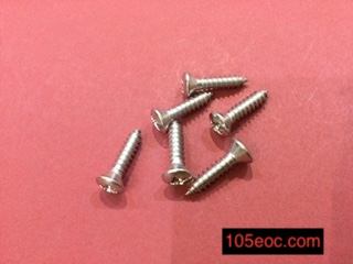 Sun Visor Screw (Pozi Raised Countersunk) – 6 pack