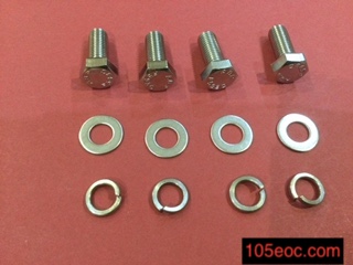 Bonnet Hinges (Bolt, Spring and Flat Washer) – 4 pack