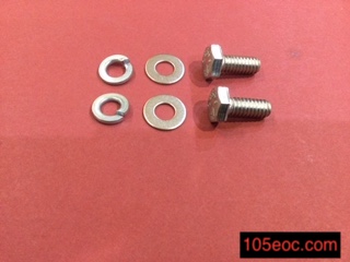 Boot Latch (Bolt, Spring and Flat Washer) – 2 pack