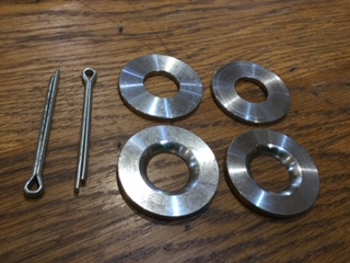 Stabiliser Bar to Track Control Arm (Stainless Washers [Pack of 4] and Split Pins [Pack of 2])