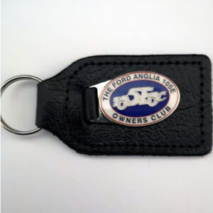 Leather fob key ring (105eoc logo)